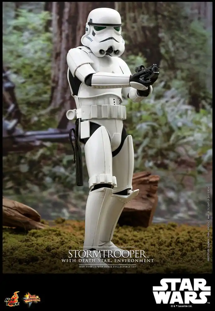 Star Wars Movie Masterpiece akcijska figura 1/6 Stormtrooper with Death Star Environment 30 cm fotografija proizvoda