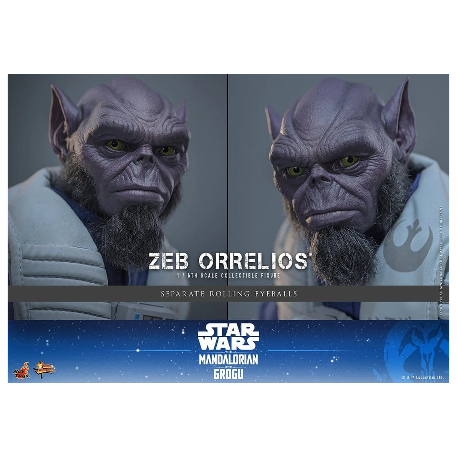 Star Wars Movie Masterpiece figura 1/6 Zeb Orrelios 33 cm fotografija proizvoda