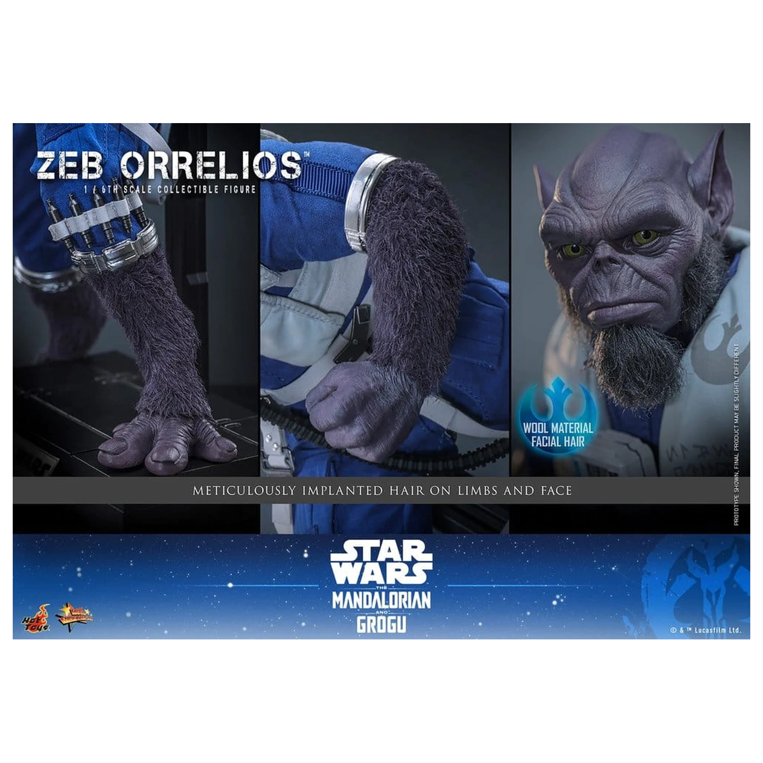 Star Wars Movie Masterpiece figura 1/6 Zeb Orrelios 33 cm fotografija proizvoda