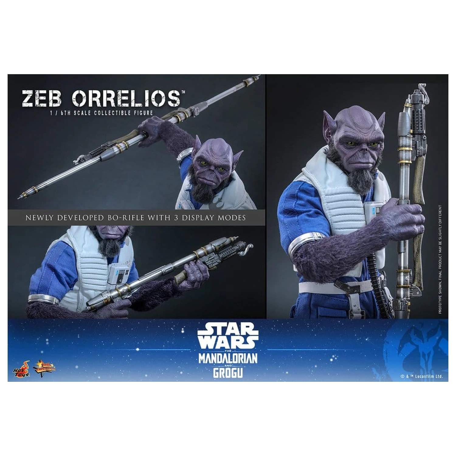 Star Wars Movie Masterpiece figura 1/6 Zeb Orrelios 33 cm fotografija proizvoda