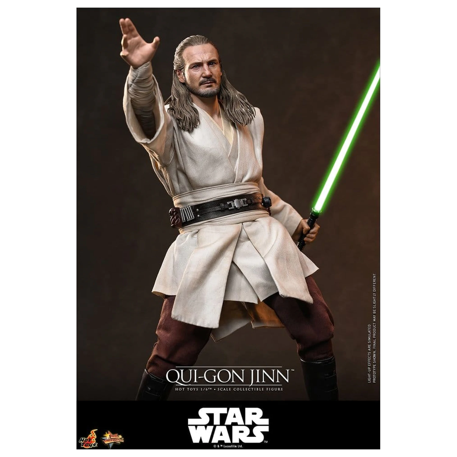 Star Wars Movie Masterpiece akcijska figura 1/6 Qui-Gon Jinn (Collector Edition) 32 cm fotografija proizvoda