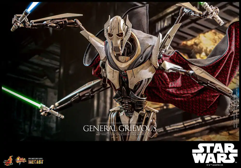 Star Wars Movie Masterpiece Diecast akcijska figura 1/6 General Grievous 42 cm fotografija proizvoda