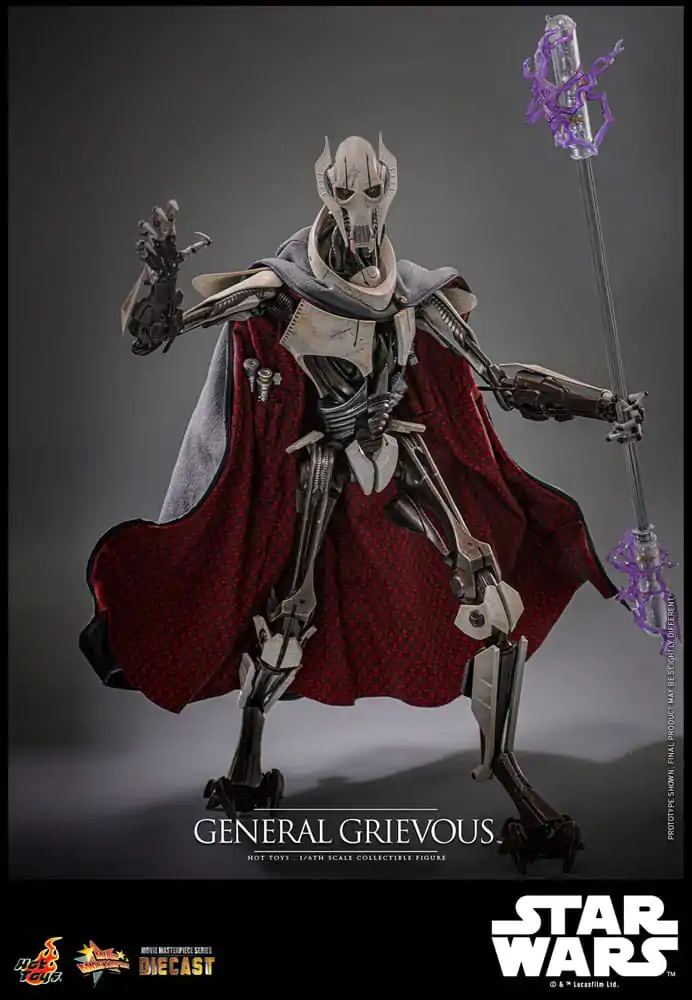 Star Wars Movie Masterpiece Diecast akcijska figura 1/6 General Grievous 42 cm fotografija proizvoda