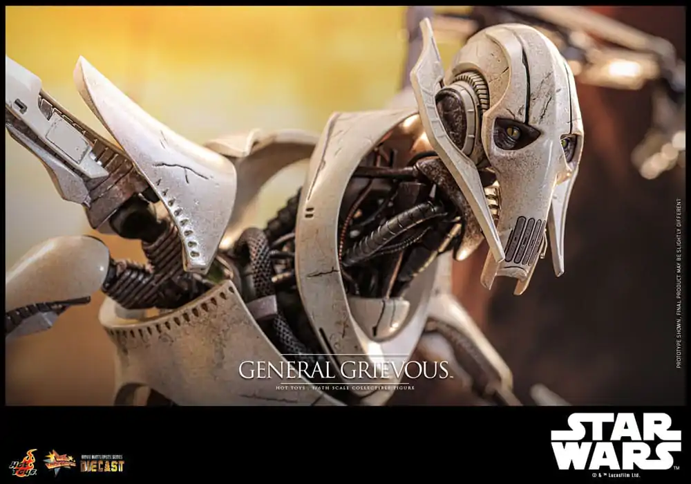 Star Wars Movie Masterpiece Diecast akcijska figura 1/6 General Grievous 42 cm fotografija proizvoda