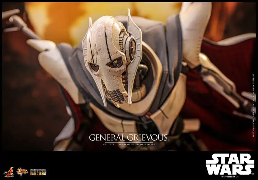 Star Wars Movie Masterpiece Diecast akcijska figura 1/6 General Grievous 42 cm fotografija proizvoda