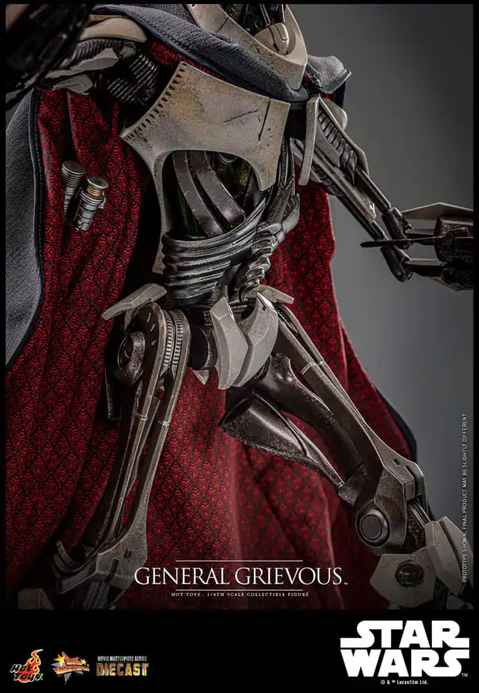 Star Wars Movie Masterpiece Diecast akcijska figura 1/6 General Grievous 42 cm fotografija proizvoda