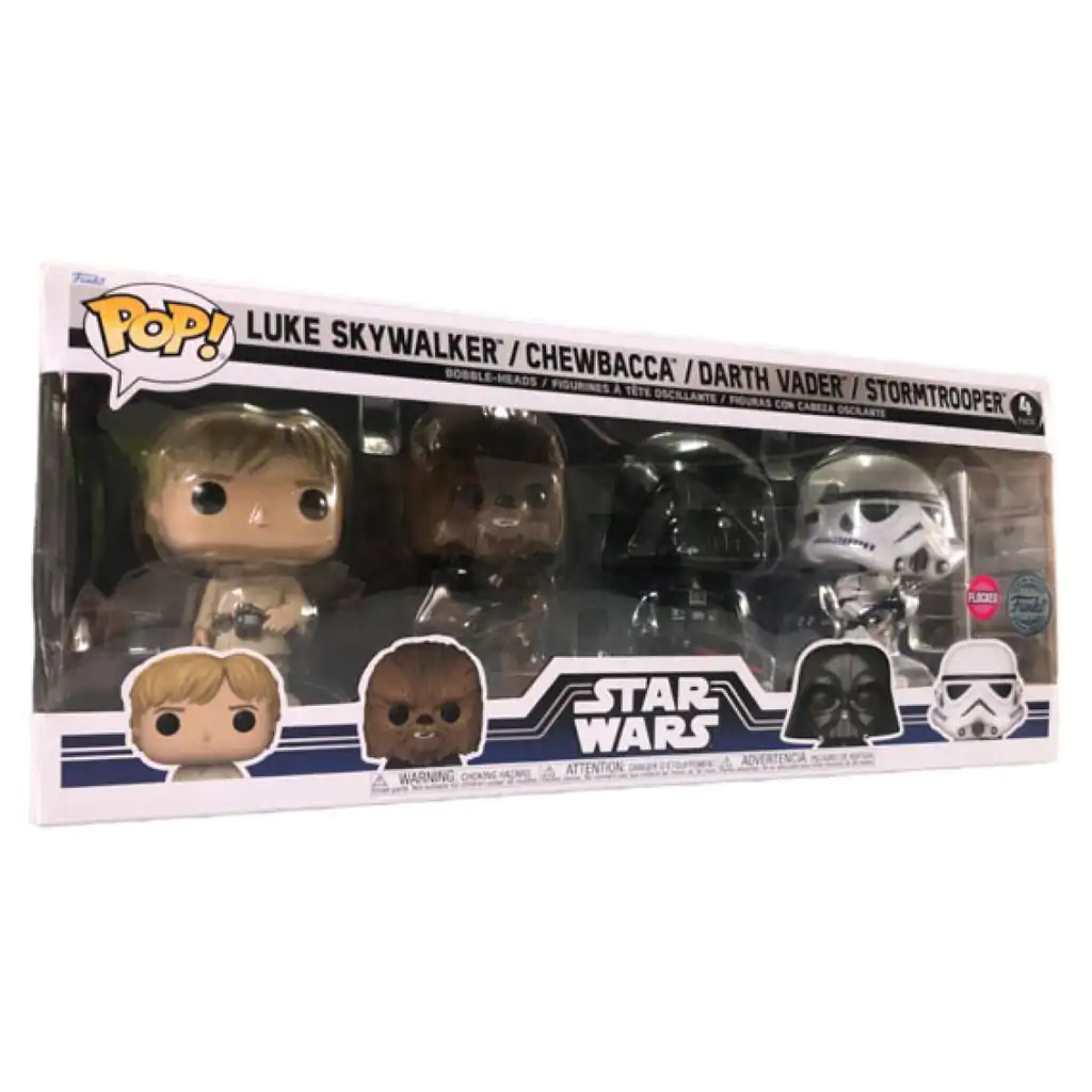 Star Wars POP! Movies Vinilna figura 4-Pack New Classics (FL) 9 cm fotografija proizvoda