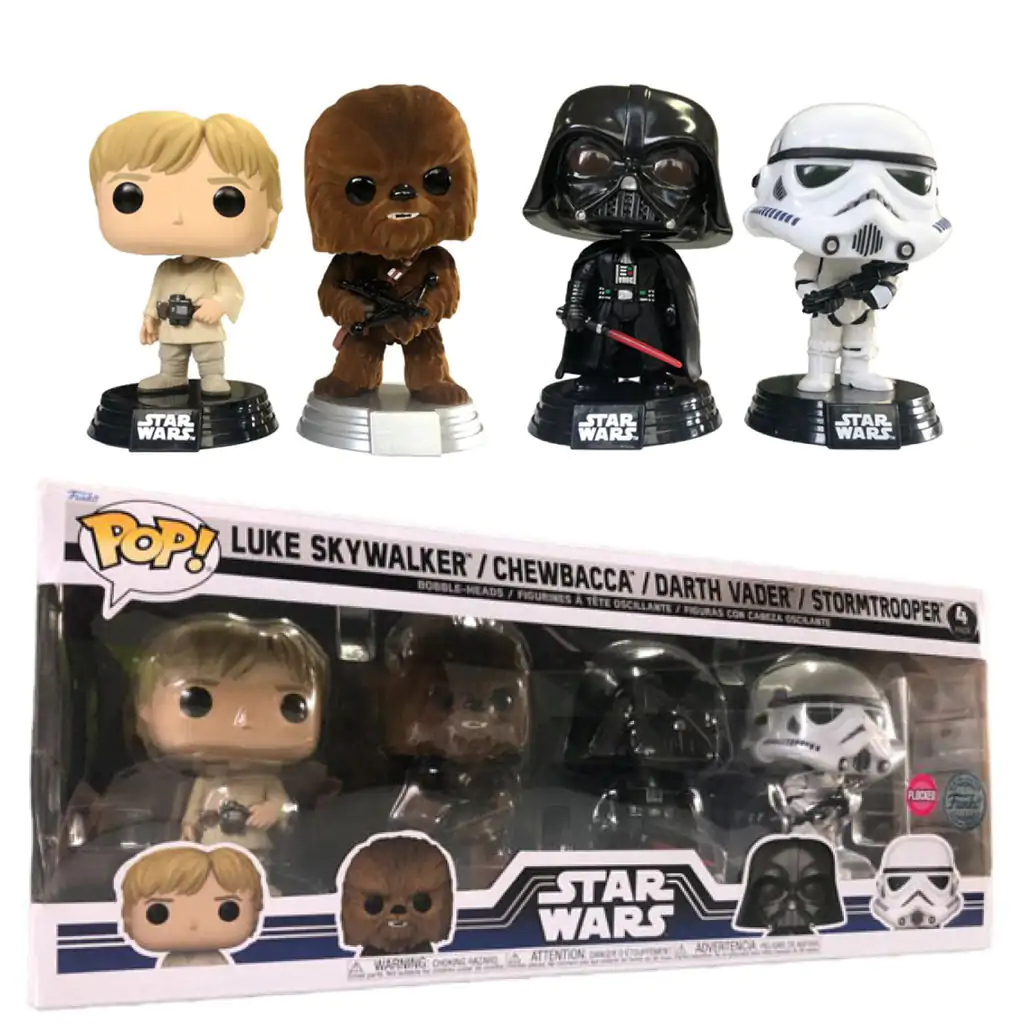 Star Wars POP! Movies Vinilna figura 4-Pack New Classics (FL) 9 cm fotografija proizvoda