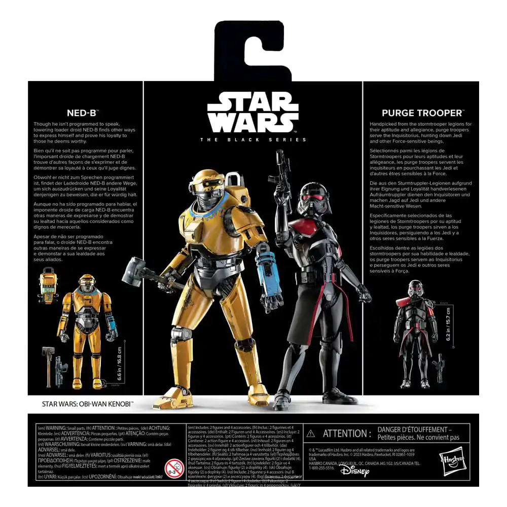 Star Wars: Obi-Wan Kenobi Black Series akcijska figura 2-Pack NED-B & Purge Trooper Exclusive 15 cm fotografija proizvoda