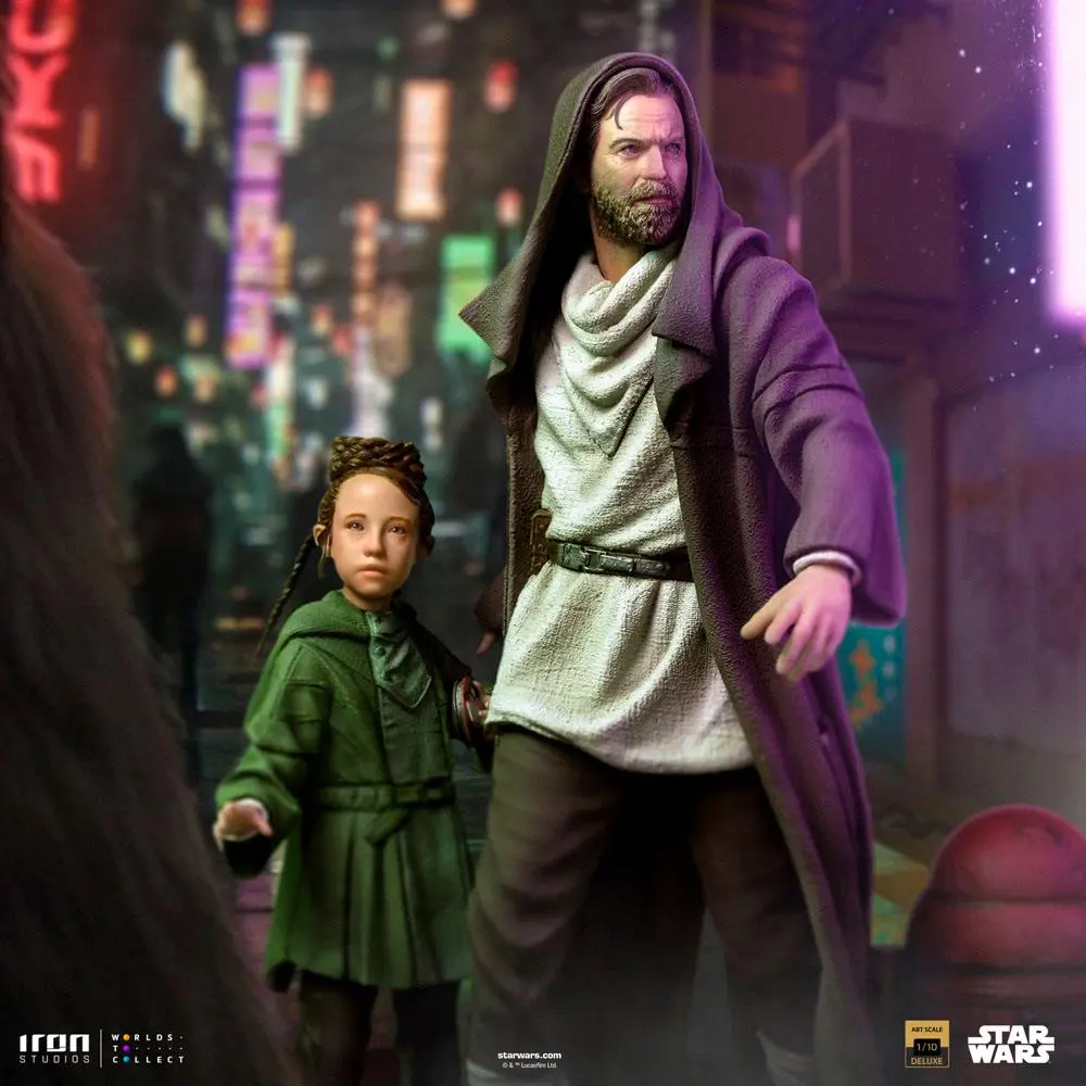 Star Wars: Obi-Wan Kenobi Deluxe Art Scale Kip 1/10 Obi-Wan & Young Leia 20 cm fotografija proizvoda