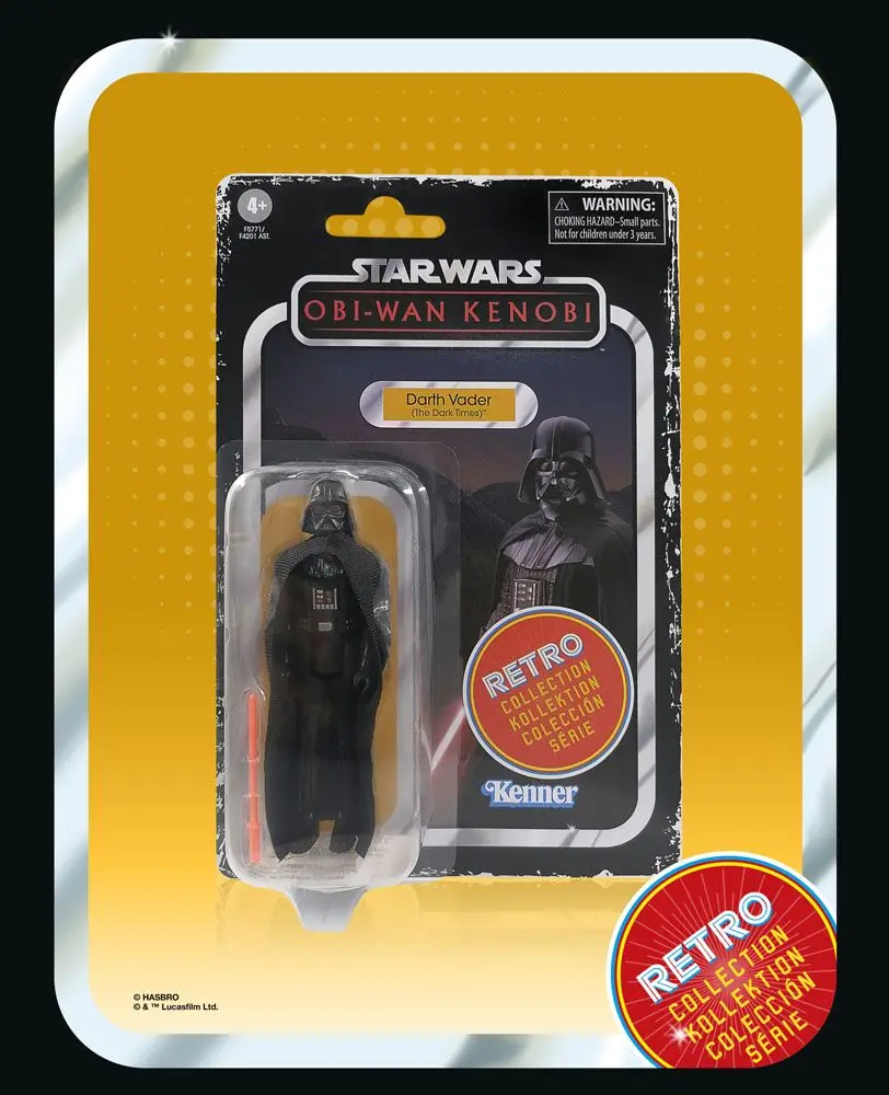 Star Wars: Obi-Wan Kenobi Retro Collection akcijska figura 2022 Darth Vader (The Dark Times) 10 cm fotografija proizvoda