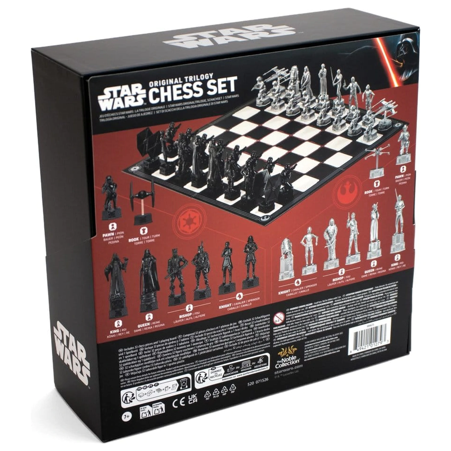 Star Wars Original Trilogy šahovski set 47 cm fotografija proizvoda