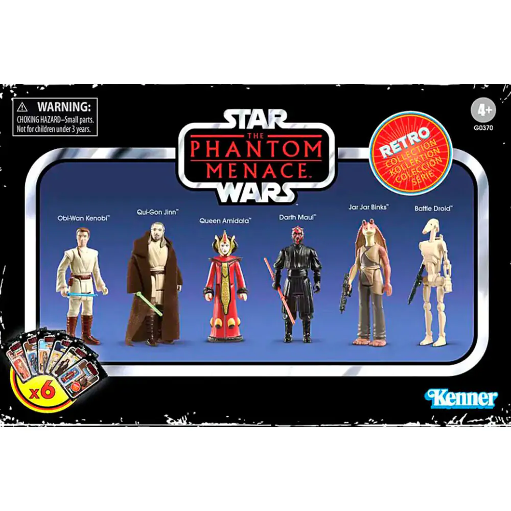 Star Wars Phantom Menace Set figure 9,5 cm fotografija proizvoda