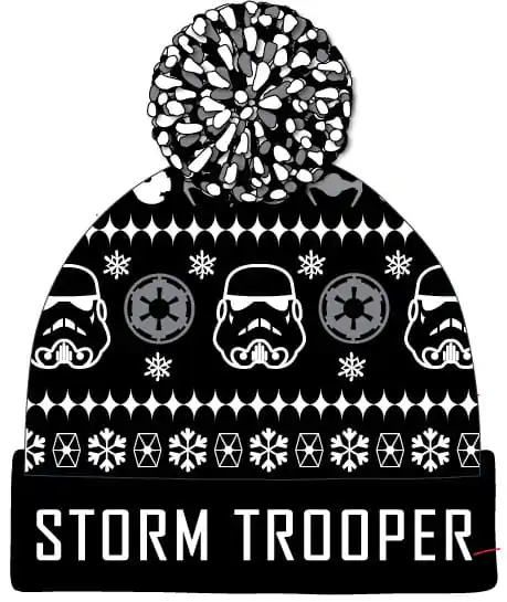 Star Wars Pom-Pom pletena kapa Storm Trooper fotografija proizvoda