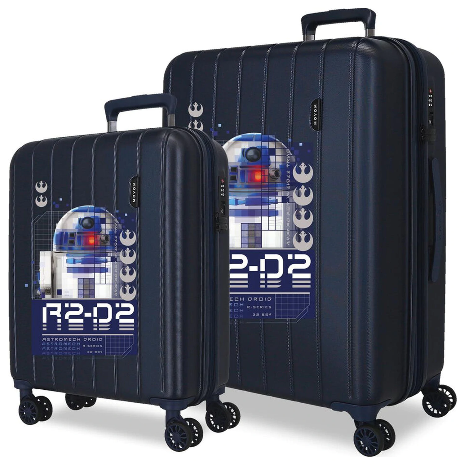 Star Wars R2D2 ABS komplet putnih kovčega na kotačićima 55/65 cm fotografija proizvoda