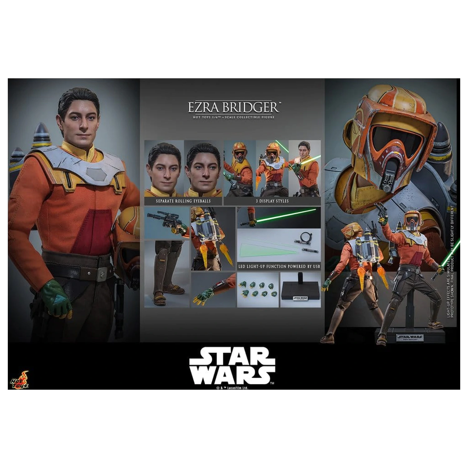 Star Wars: Rebels Television Masterpiece figura 1/6 Ezra Bridger 31 cm fotografija proizvoda