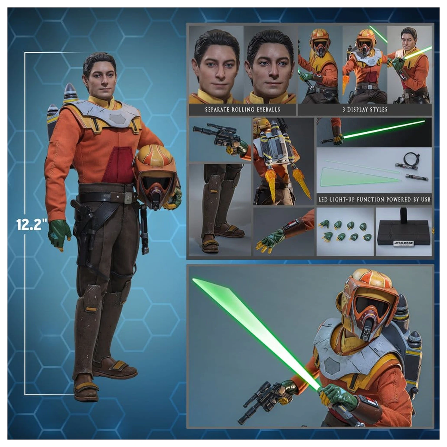 Star Wars: Rebels Television Masterpiece figura 1/6 Ezra Bridger 31 cm fotografija proizvoda