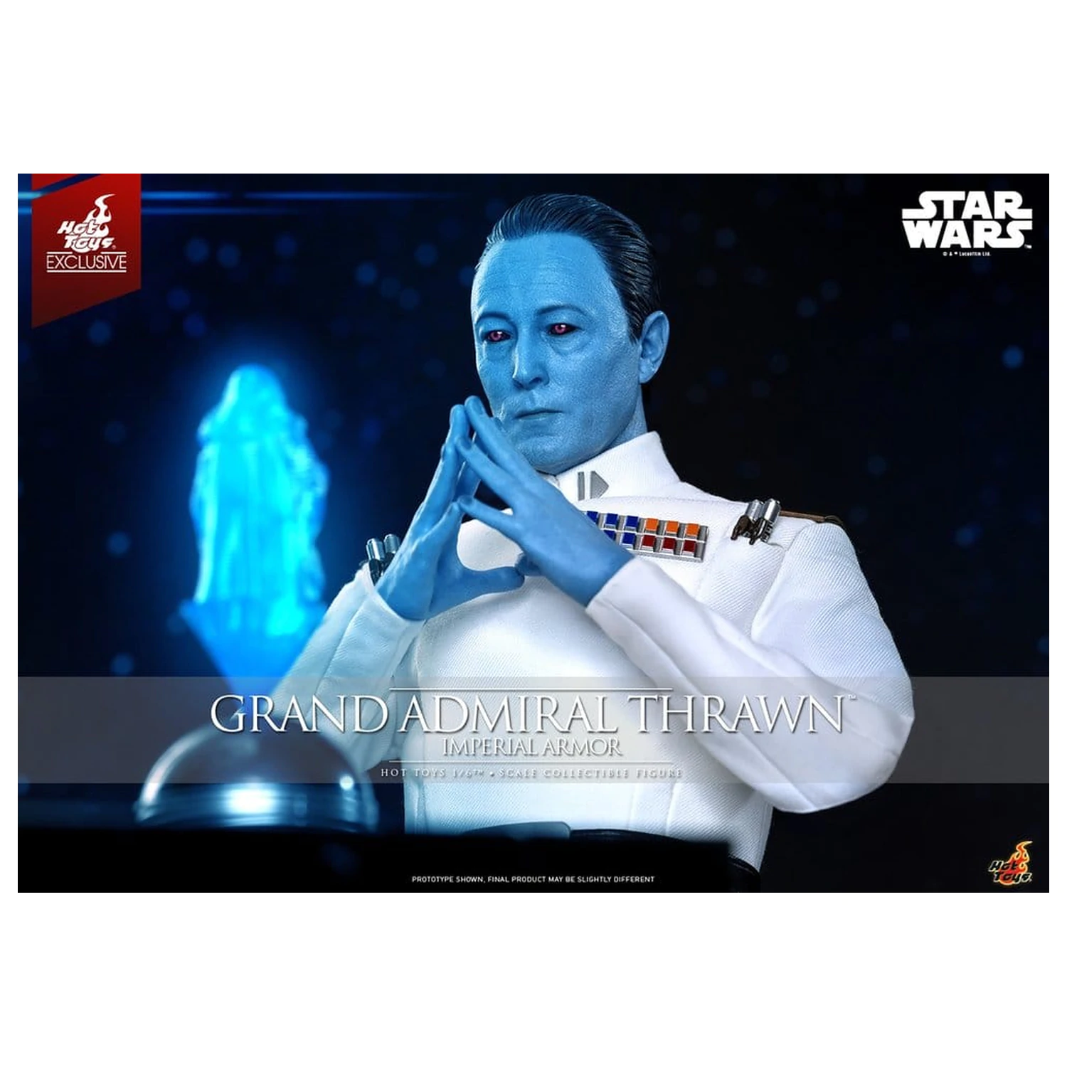 Star Wars: Rebels Television Remek-djelo Akcijska figura 1/6 Grand Admiral Thrawn (Imperial Armor) 32 cm fotografija proizvoda