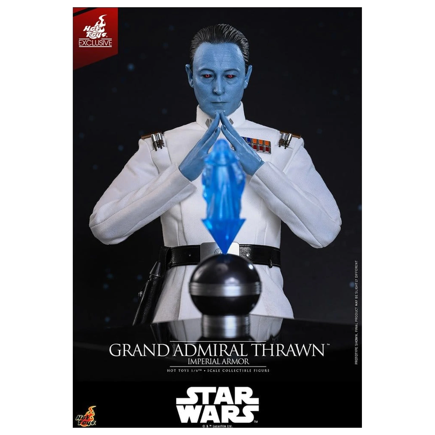Star Wars: Rebels Television Remek-djelo Akcijska figura 1/6 Grand Admiral Thrawn (Imperial Armor) 32 cm fotografija proizvoda