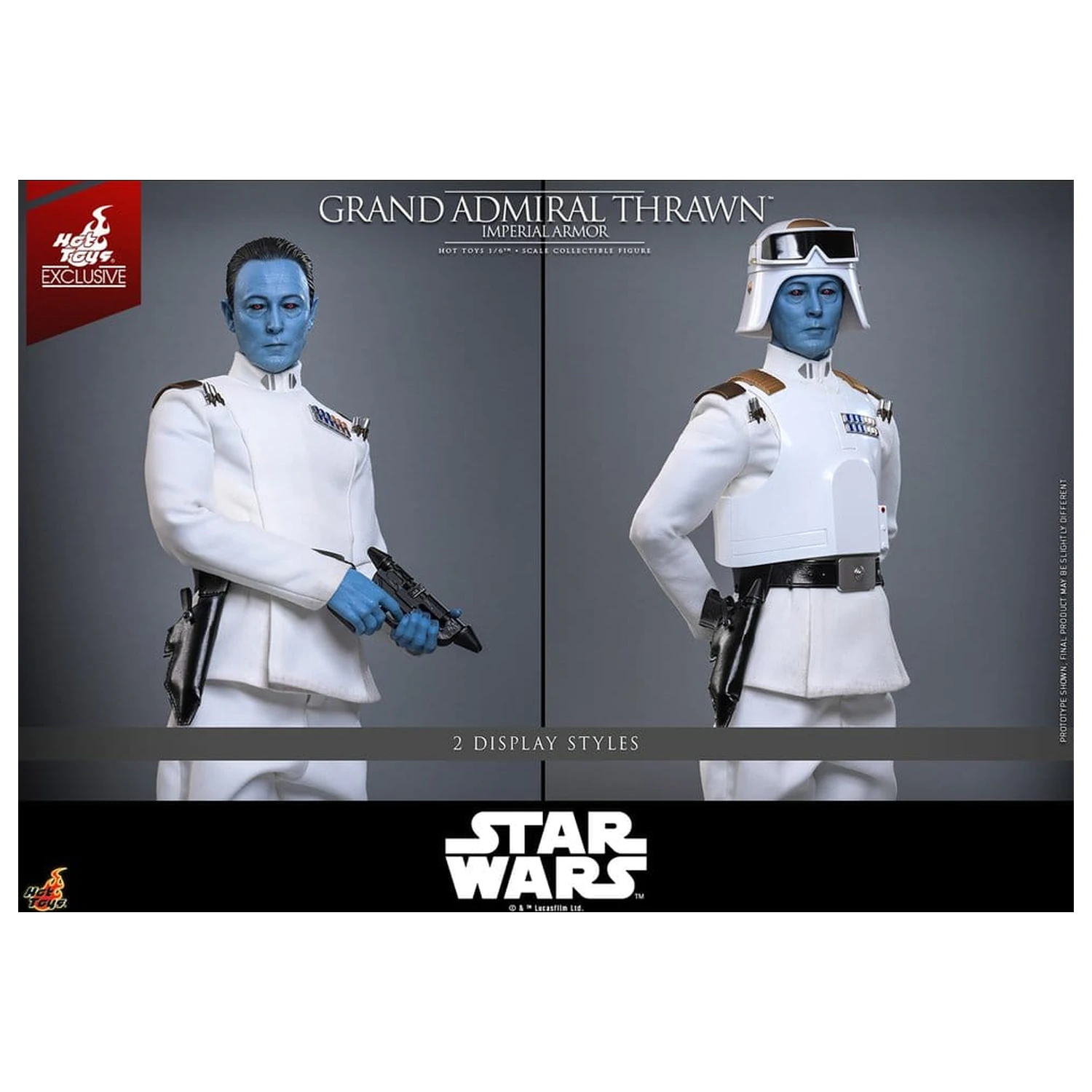 Star Wars: Rebels Television Remek-djelo Akcijska figura 1/6 Grand Admiral Thrawn (Imperial Armor) 32 cm fotografija proizvoda