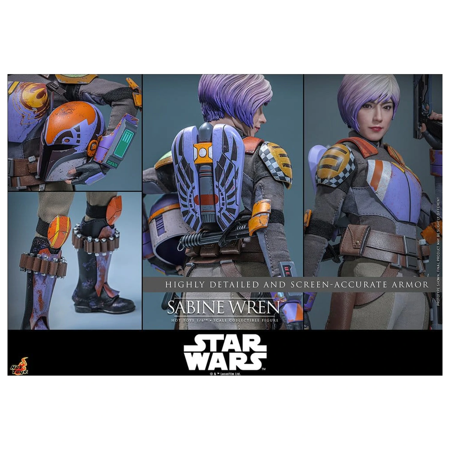 Star Wars: Rebels Television Masterpiece figura 1/6 Sabine Wren 29 cm fotografija proizvoda