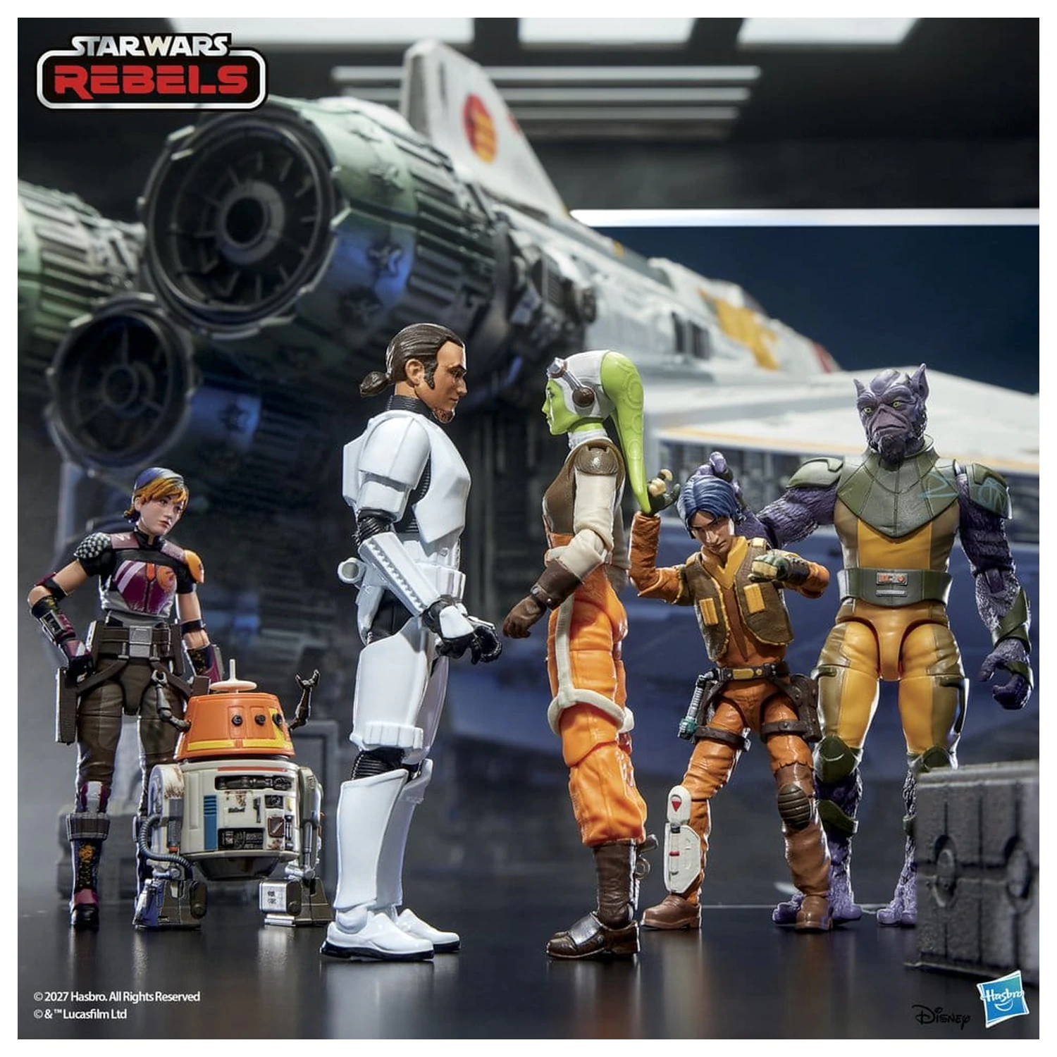 Star Wars Rebels Vintage Collection komplet akcijskih figura Lothal Rebels Set 10 cm fotografija proizvoda