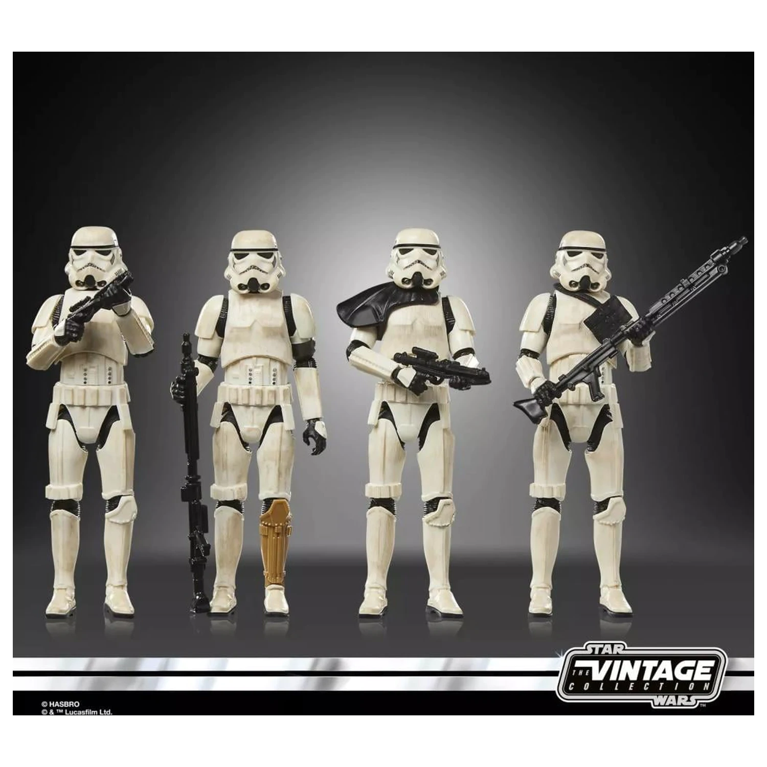 Star Wars Remnant Stormtrooper Multipack od 4 figure Vintage Coll. 10 cm fotografija proizvoda