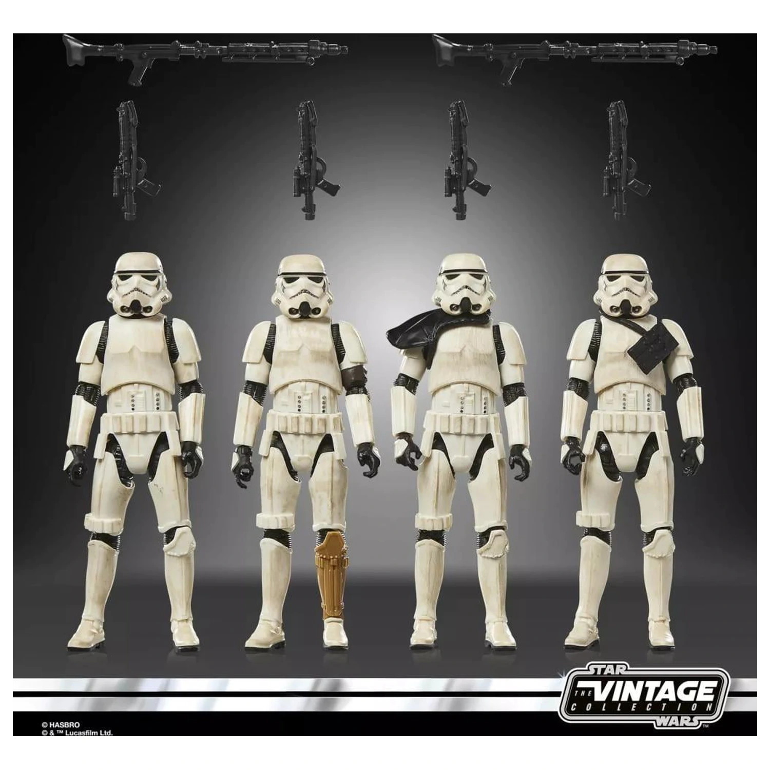 Star Wars Remnant Stormtrooper Multipack od 4 figure Vintage Coll. 10 cm fotografija proizvoda