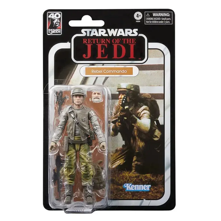 Star Wars Episode VI 40th Anniversary Black Series akcijska figura Rebel Commando 15 cm fotografija proizvoda