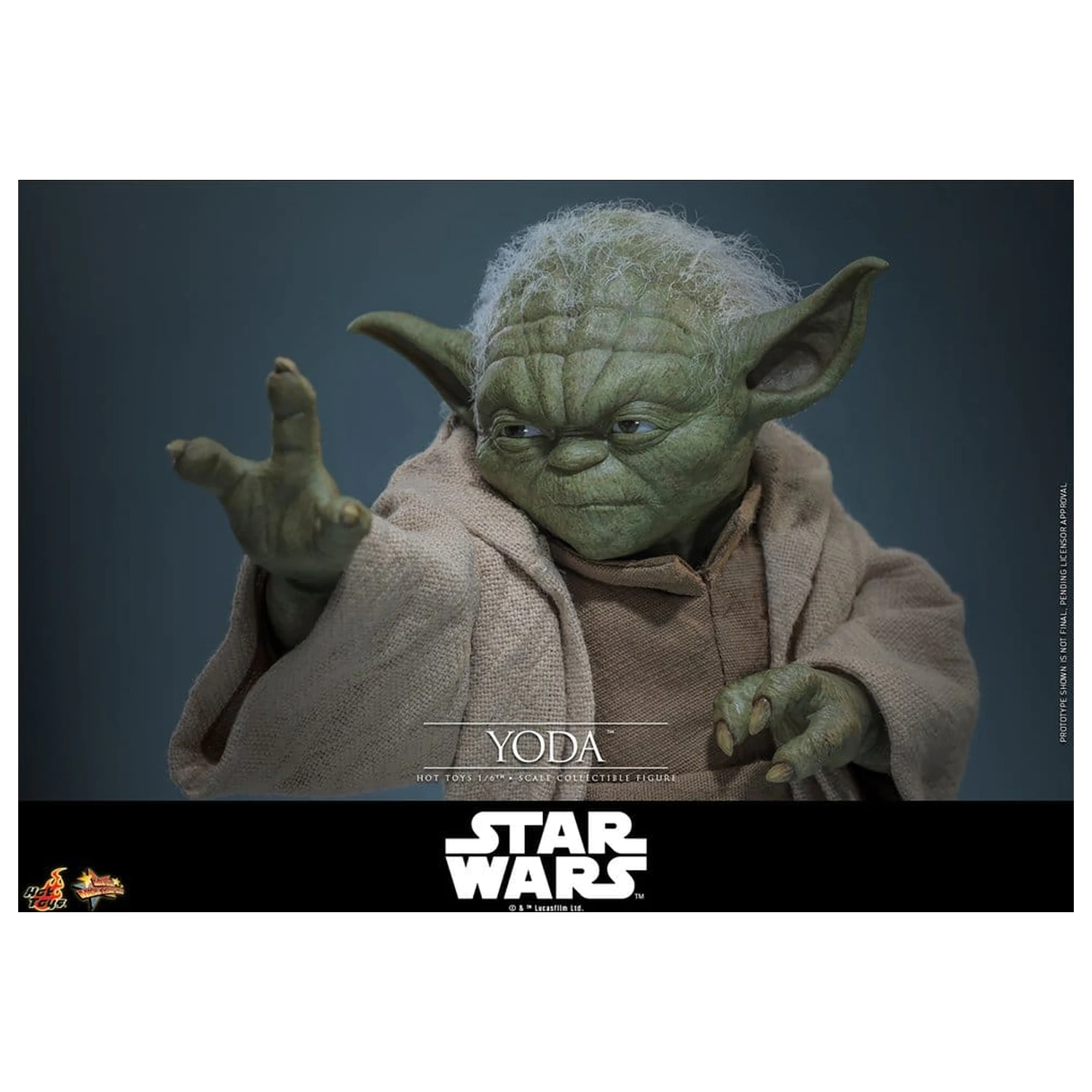 Star Wars: Revenge of the Sith Movie Masterpiece akcijska figura 1/6 Yoda 14 cm fotografija proizvoda