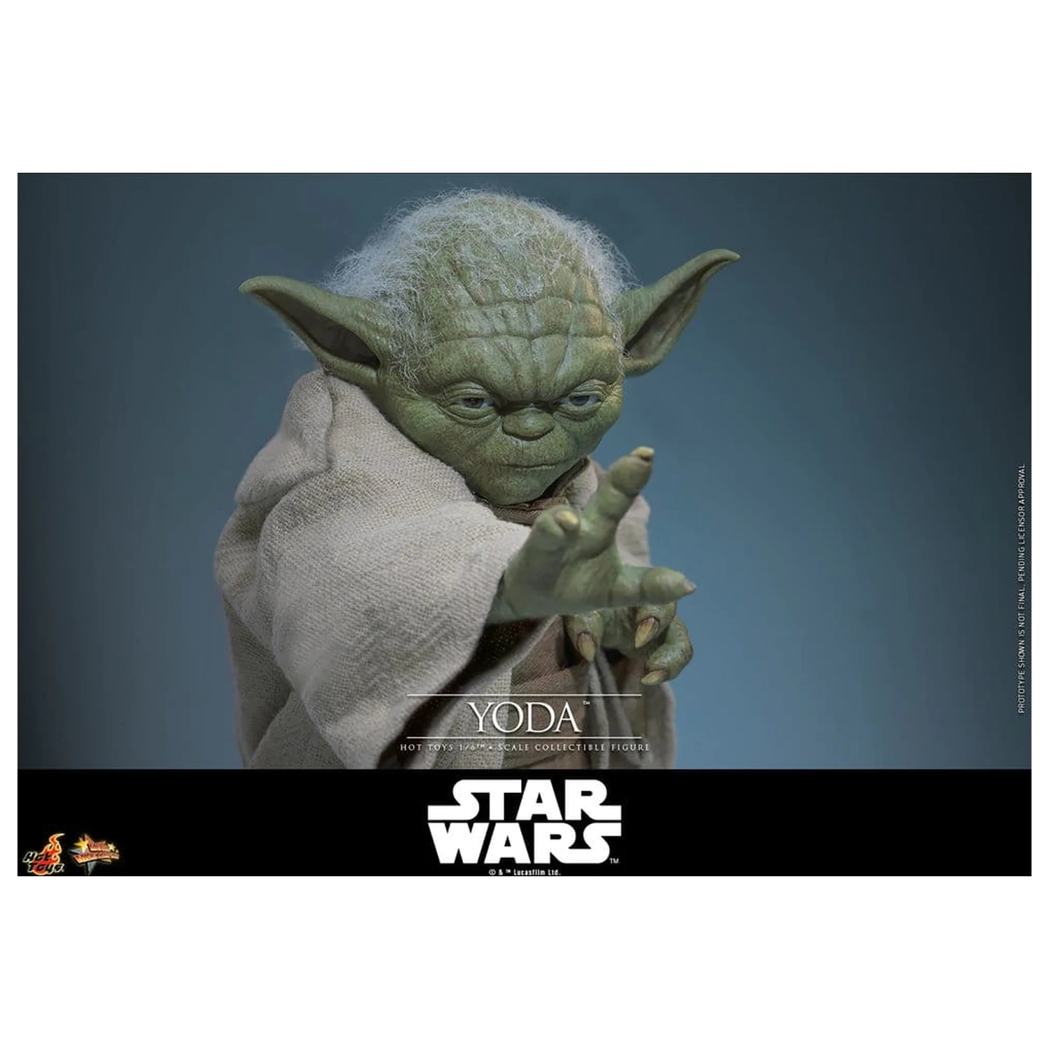 Star Wars: Revenge of the Sith Movie Masterpiece akcijska figura 1/6 Yoda 14 cm fotografija proizvoda