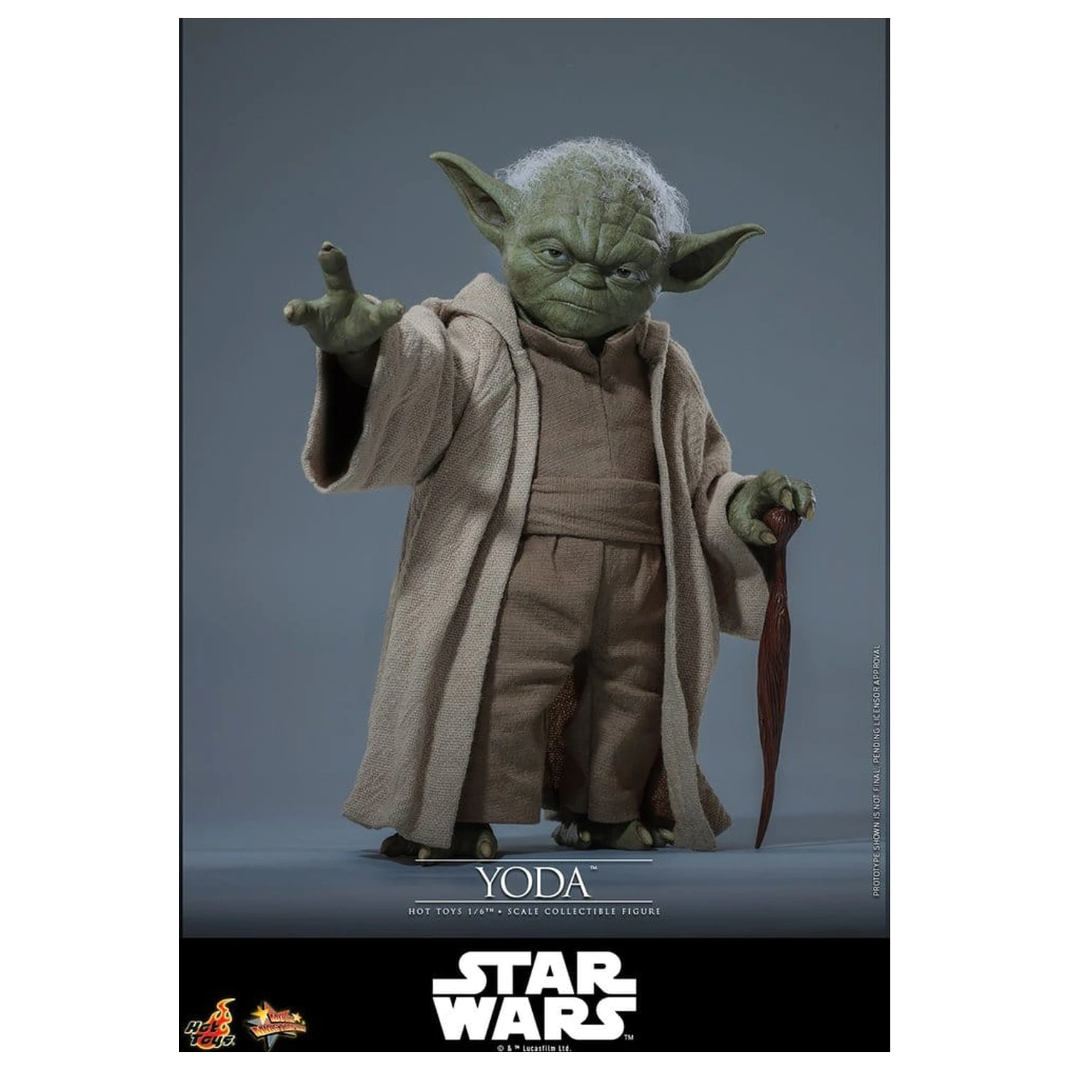 Star Wars: Revenge of the Sith Movie Masterpiece akcijska figura 1/6 Yoda 14 cm fotografija proizvoda
