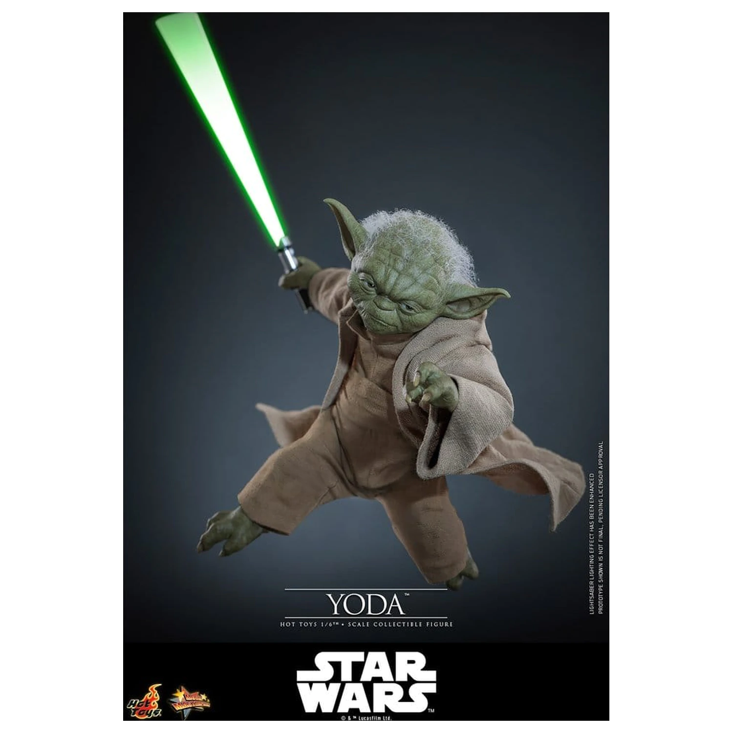 Star Wars: Revenge of the Sith Movie Masterpiece akcijska figura 1/6 Yoda 14 cm fotografija proizvoda