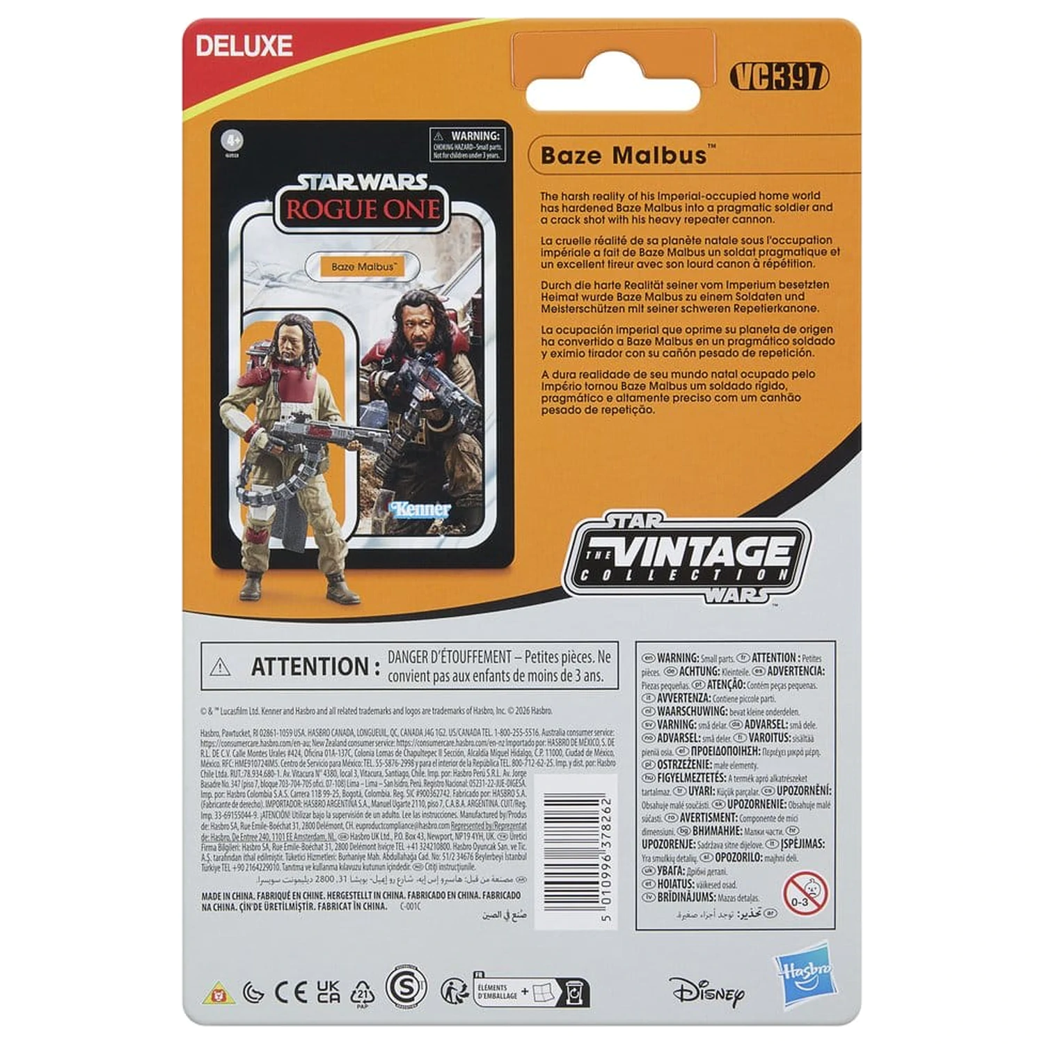 Star Wars: Rogue One Vintage Collection akcijska figura Baze Malbus 10 cm fotografija proizvoda