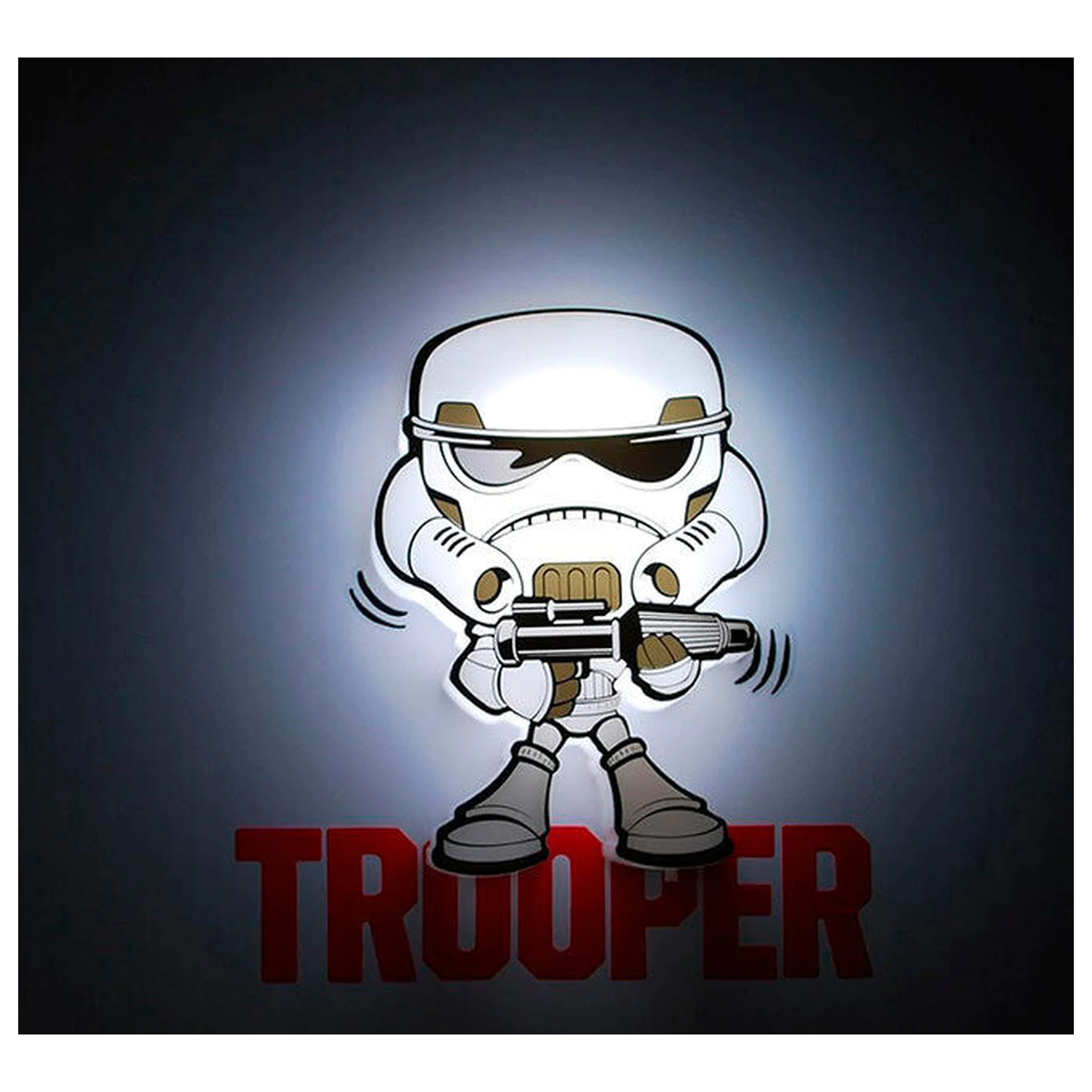 Star Wars Storm Trooper 3D Light FX mini lampa fotografija proizvoda
