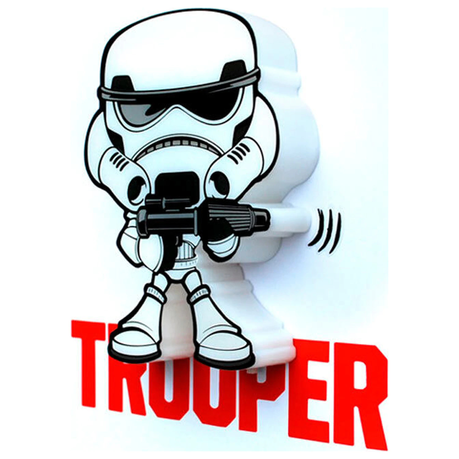 Star Wars Storm Trooper 3D Light FX mini lampa fotografija proizvoda