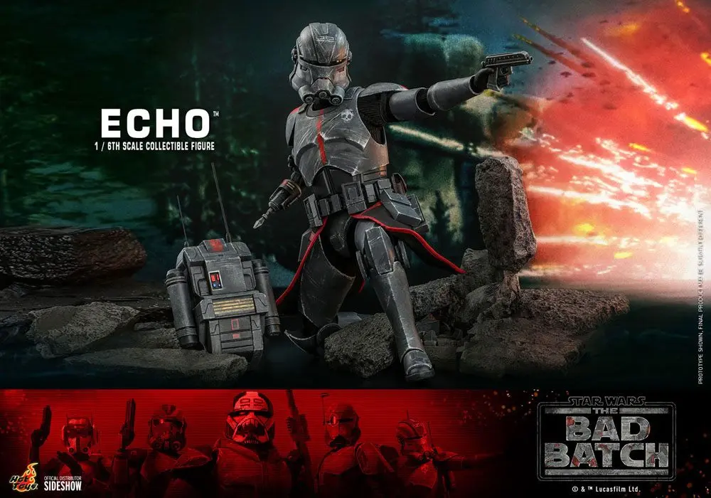 Star Wars The Bad Batch akcijska figura 1/6 Echo 29 cm fotografija proizvoda