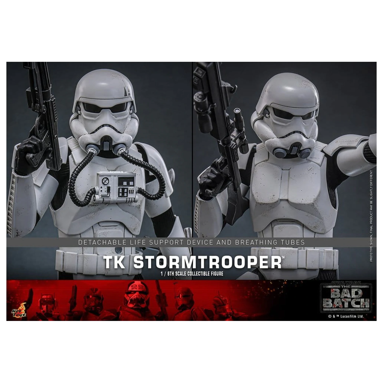 Star Wars: The Bad Batch Akcijska figura 1/6 TK Stormtrooper 30 cm fotografija proizvoda