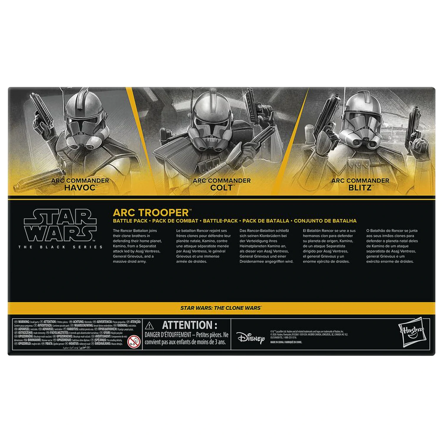 Star Wars The Black Series Star Wars The Clone Wars set od 3 figure 15cm fotografija proizvoda