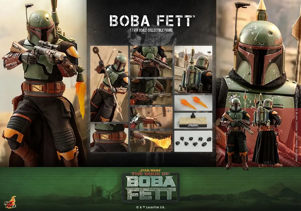 Star Wars: The Book of Boba Fett akcijska figura 1/6 Boba Fett 30 cm fotografija proizvoda