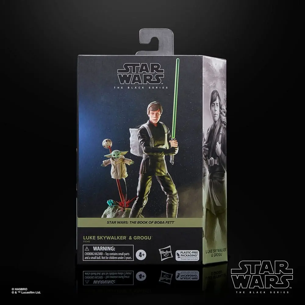 Star Wars: The Book of Boba Fett Black Series akcijske figure 2-Pack Luke Skywalker & Grogu 15 cm fotografija proizvoda