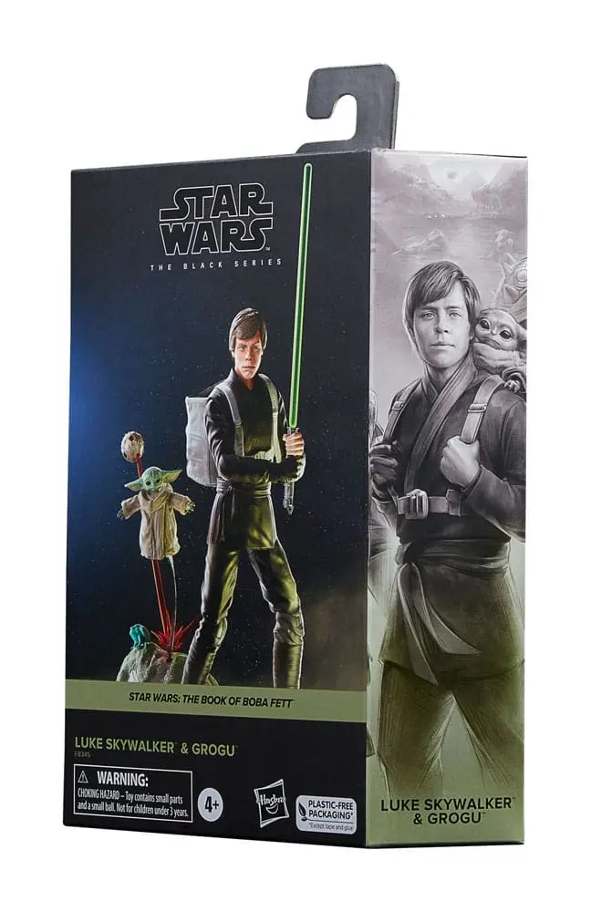 Star Wars: The Book of Boba Fett Black Series akcijske figure 2-Pack Luke Skywalker & Grogu 15 cm fotografija proizvoda