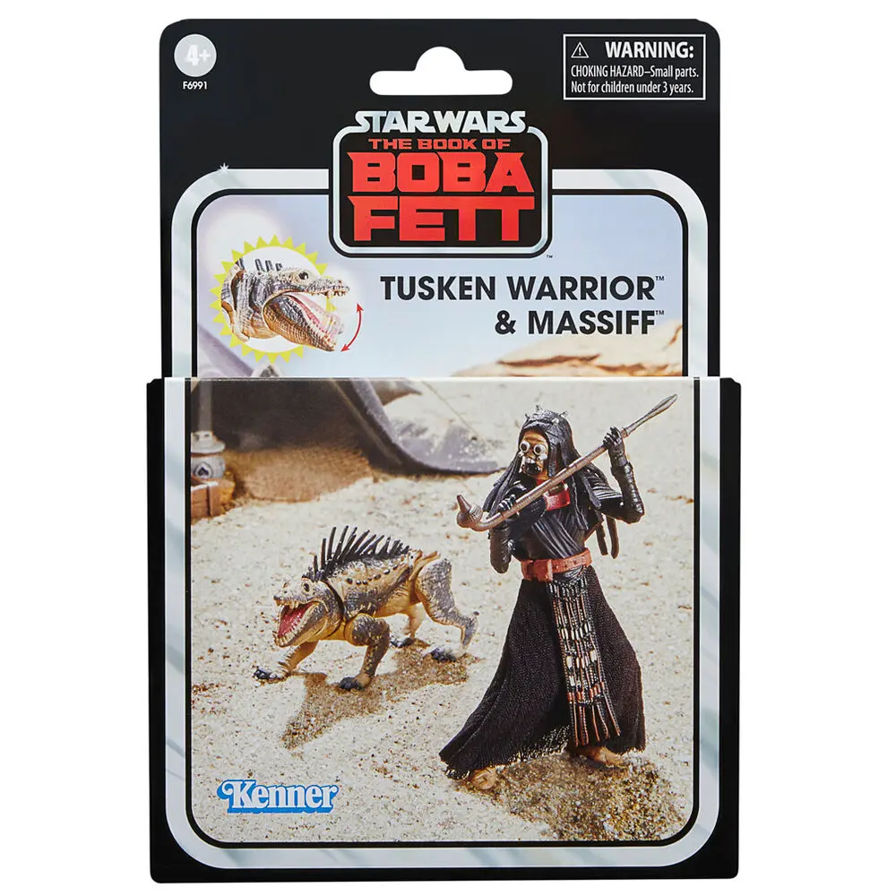 Star Wars: The Book of Boba Fett Vintage Collection akcijske figure Tusken Warrior & Massiff 10 cm fotografija proizvoda