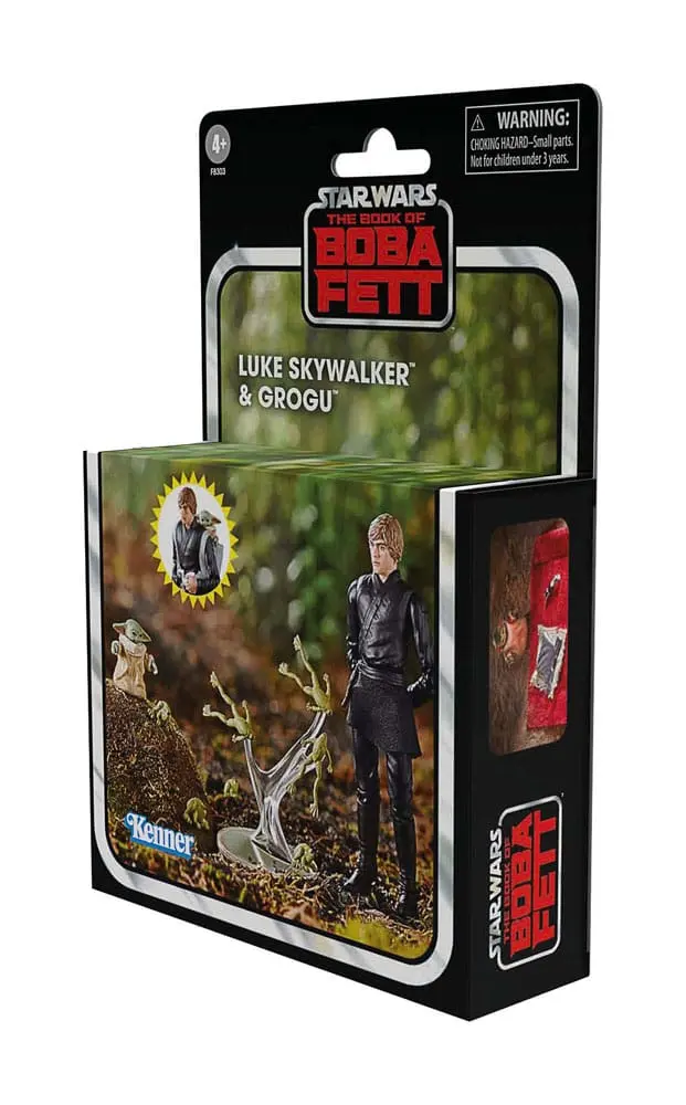 Star Wars: The Book of Boba Fett Vintage Collection akcijske figure Luke Skywalker & Grogu 10 cm fotografija proizvoda