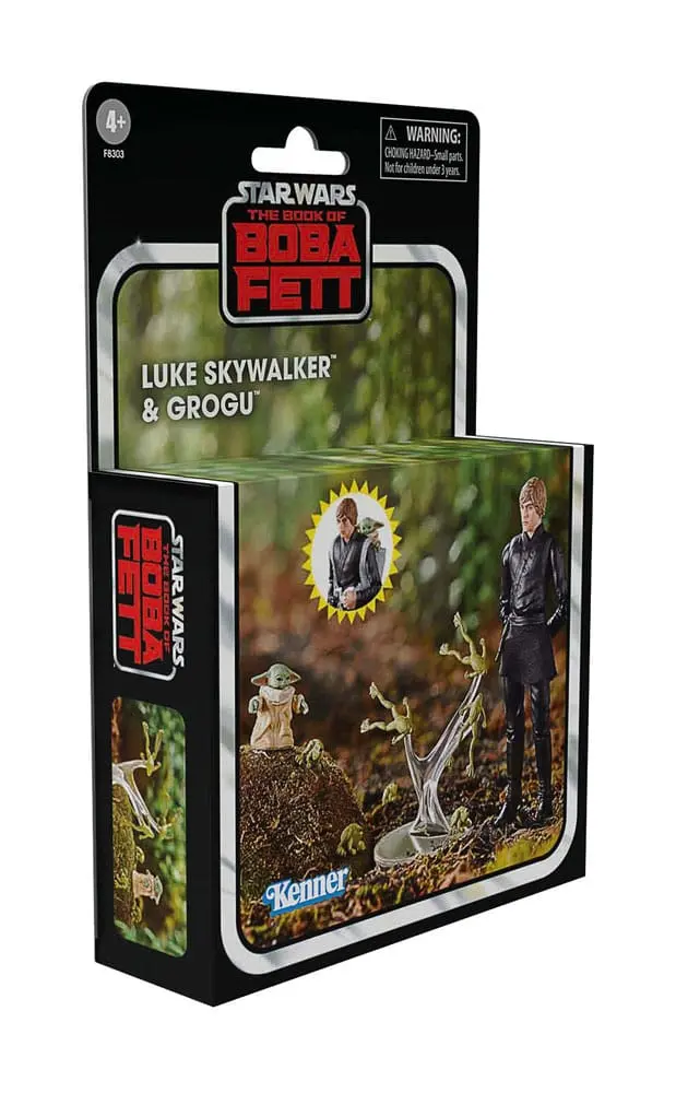 Star Wars: The Book of Boba Fett Vintage Collection akcijske figure Luke Skywalker & Grogu 10 cm fotografija proizvoda