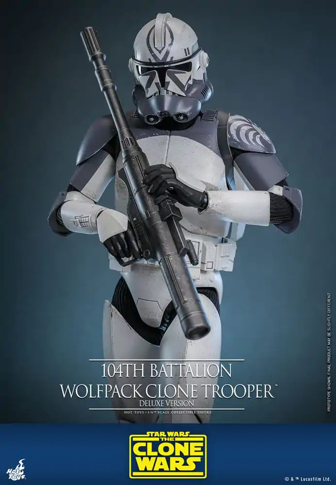 Star Wars The Clone Wars akcijska figura 1/6 104th Battalion Wolfpack Clone Trooper Deluxe verzija 30 cm fotografija proizvoda