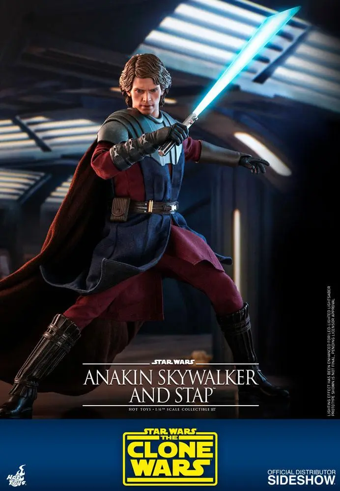 Star Wars The Clone Wars akcijska figura 1/6 Anakin Skywalker & STAP 31 cm fotografija proizvoda