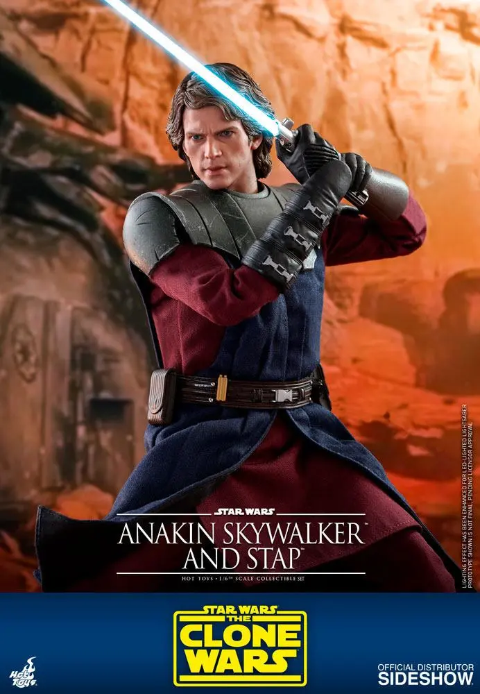 Star Wars The Clone Wars akcijska figura 1/6 Anakin Skywalker & STAP 31 cm fotografija proizvoda
