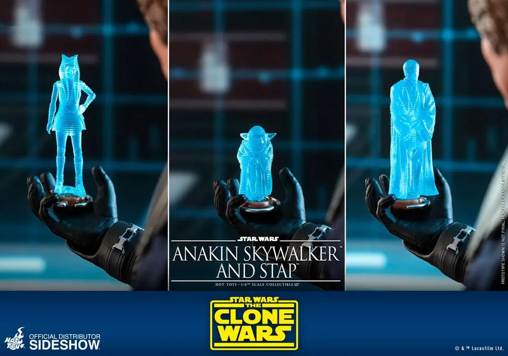 Star Wars The Clone Wars akcijska figura 1/6 Anakin Skywalker & STAP 31 cm fotografija proizvoda
