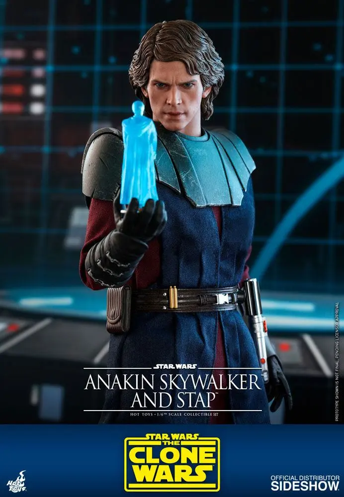 Star Wars The Clone Wars akcijska figura 1/6 Anakin Skywalker & STAP 31 cm fotografija proizvoda